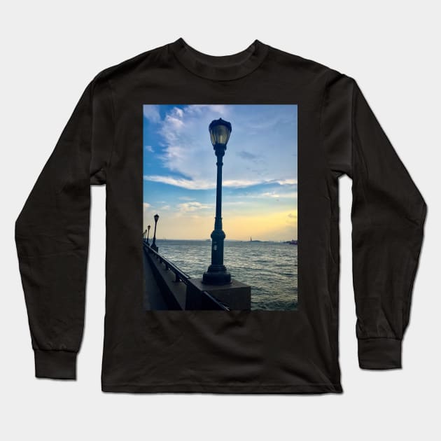 Battery Park, Manhattan, New York City Long Sleeve T-Shirt by eleonoraingrid